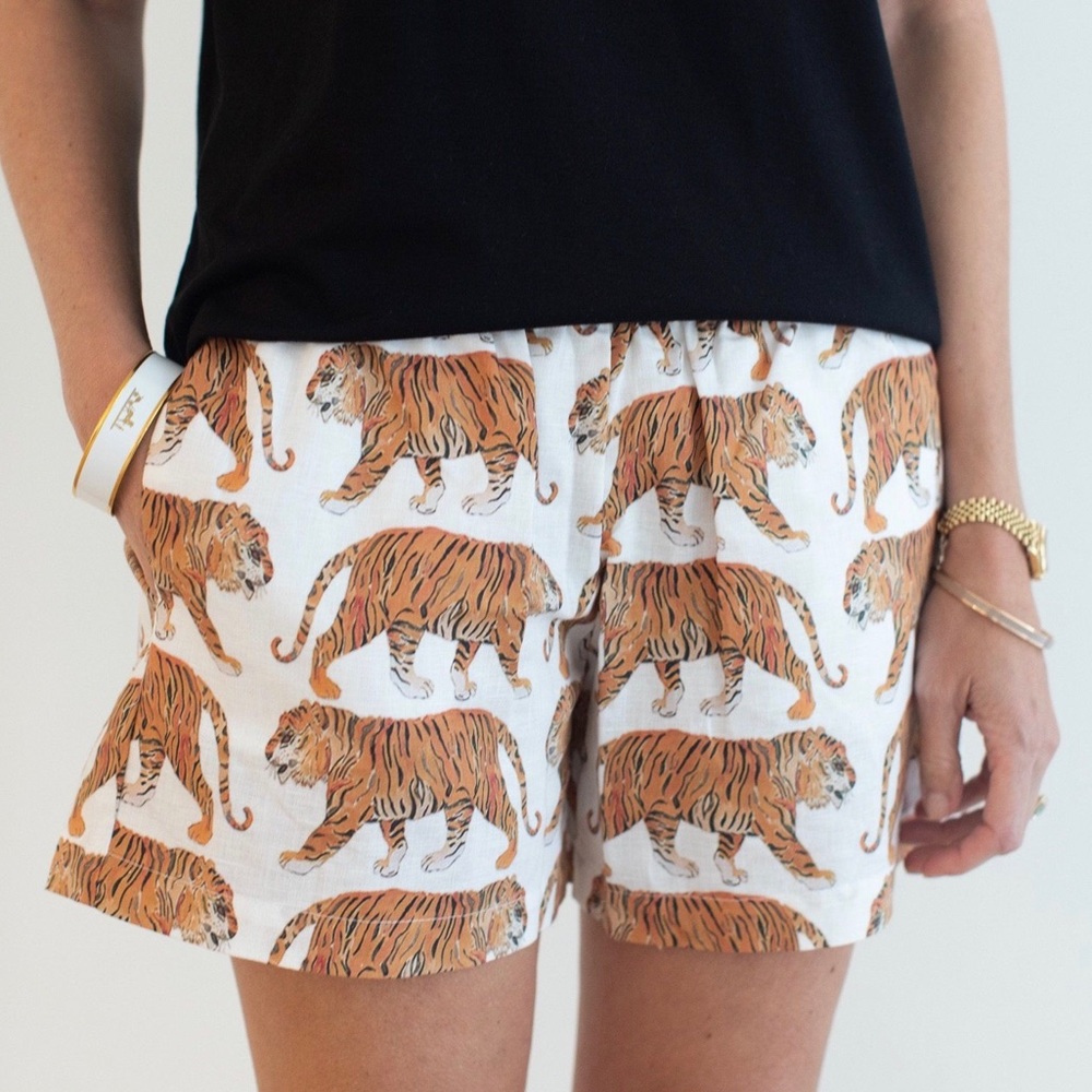 Brooke Wright Tiger Shorts (New without Tag)